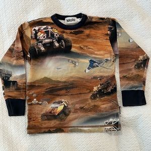 Nooo Mars long sleeve shirt size 104